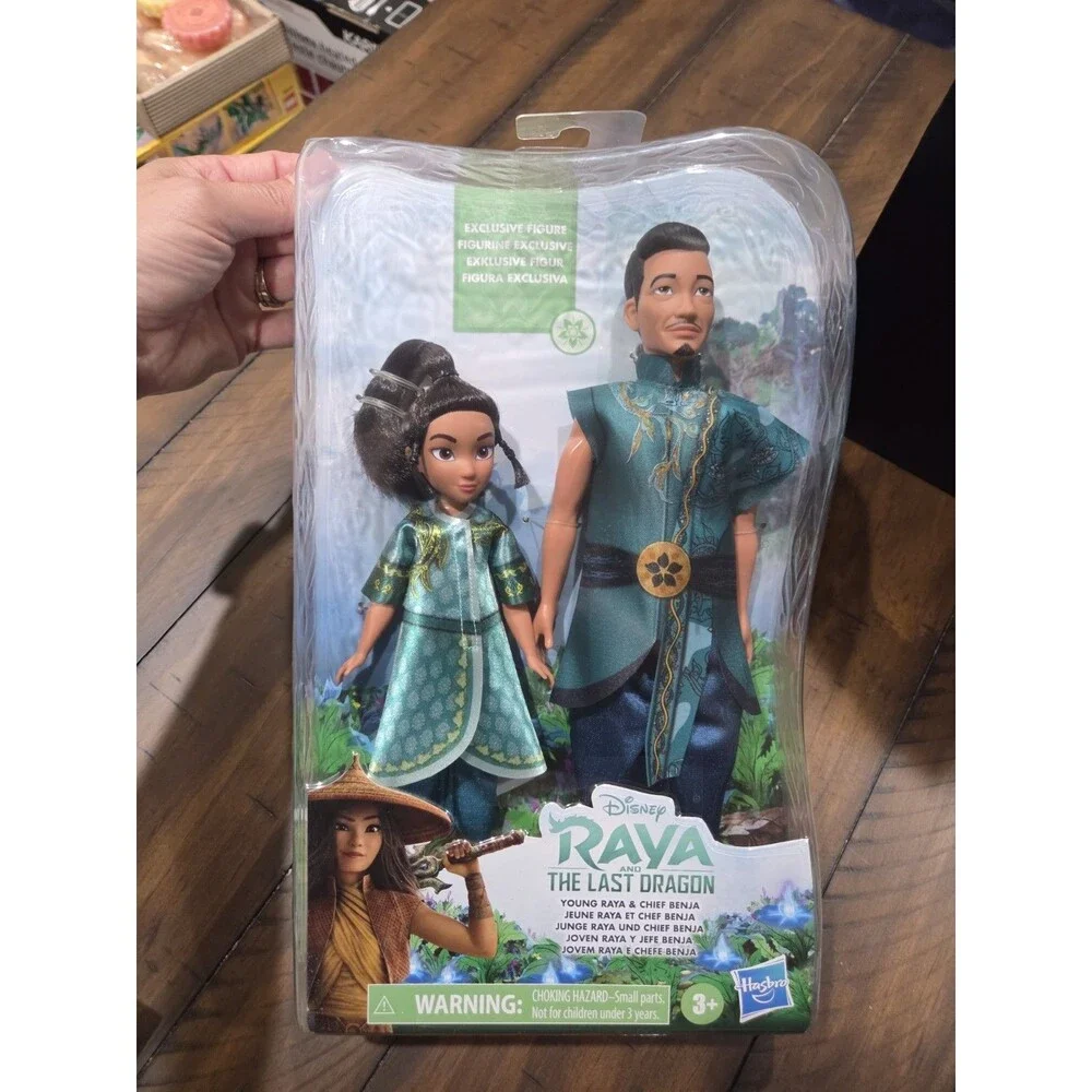 Raya and The Last Dragon, Young Raya & Chief Benja Figures, Disney, New Box